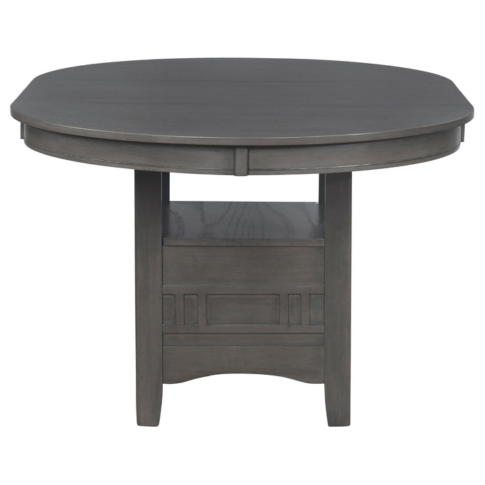 Lavon Dining Table with Storage Medium Grey