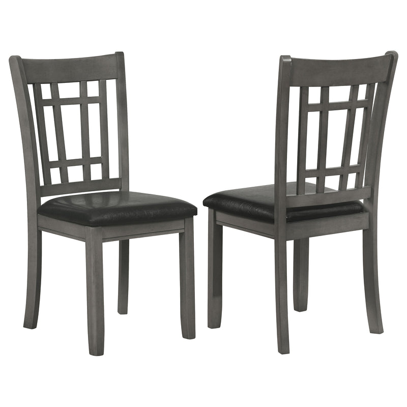 Silla lateral de comedor Lavon de madera, mediana (juego de 2)