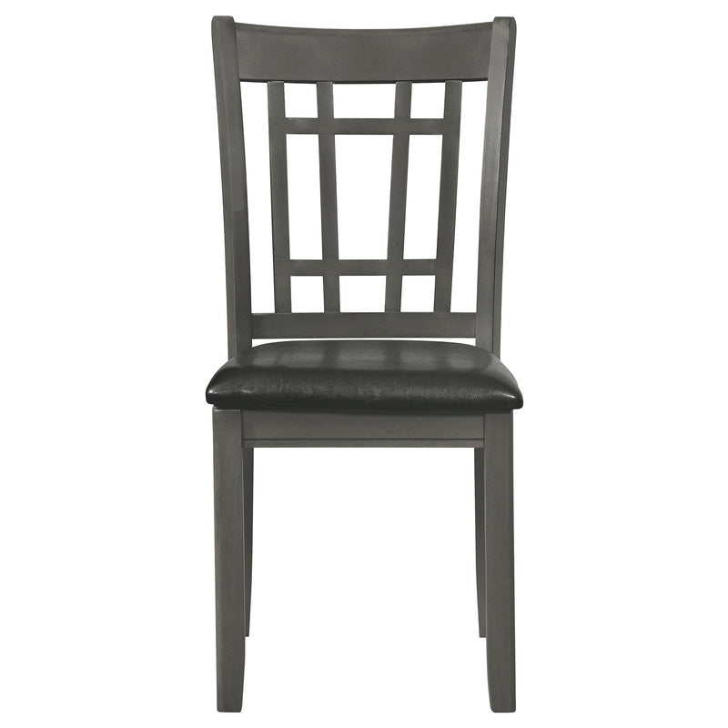 Silla lateral de comedor Lavon de madera, mediana (juego de 2)