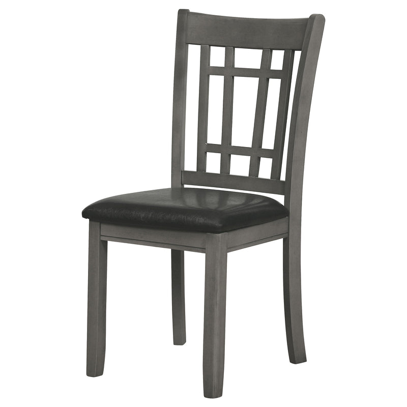 Silla lateral de comedor Lavon de madera, mediana (juego de 2)