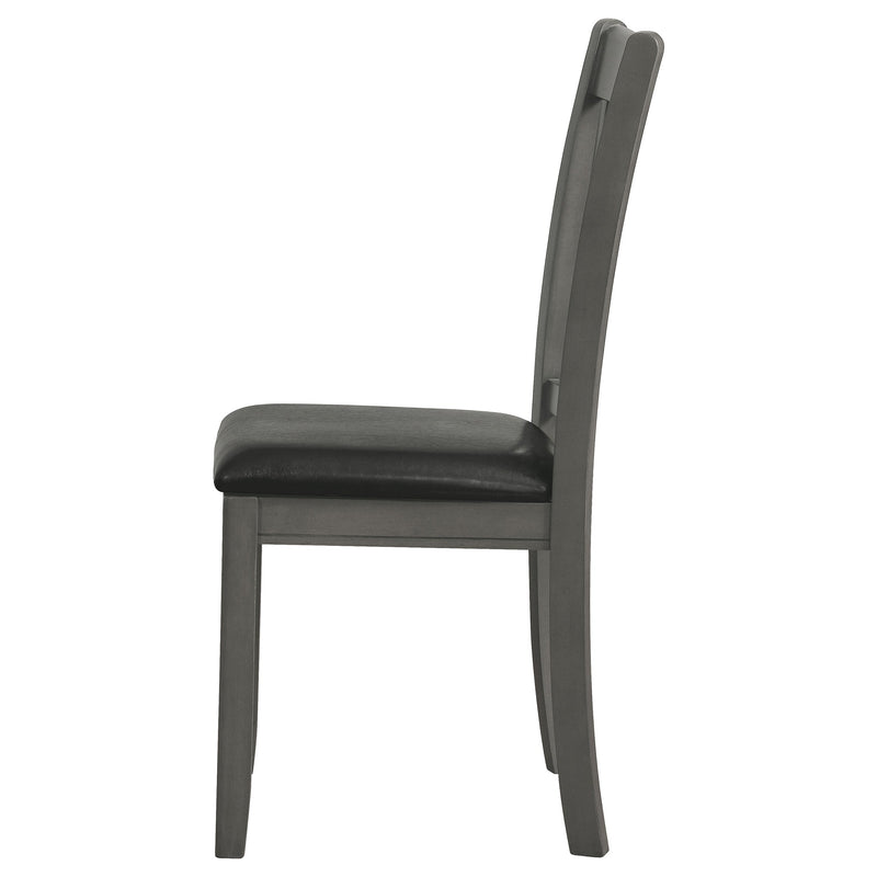 Silla lateral de comedor Lavon de madera, mediana (juego de 2)
