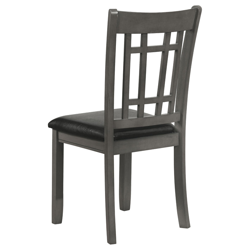 Silla lateral de comedor Lavon de madera, mediana (juego de 2)