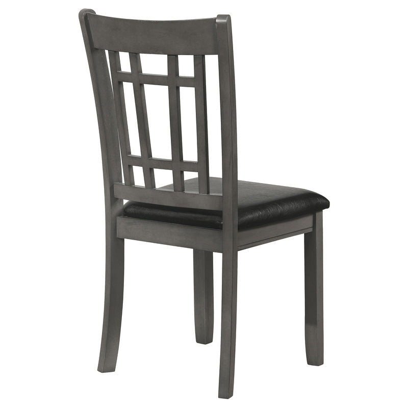 Silla lateral de comedor Lavon de madera, mediana (juego de 2)