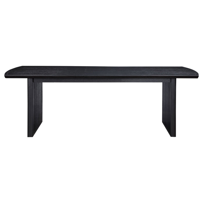 Brookmead  Extension Leaf Dining Table Set Black