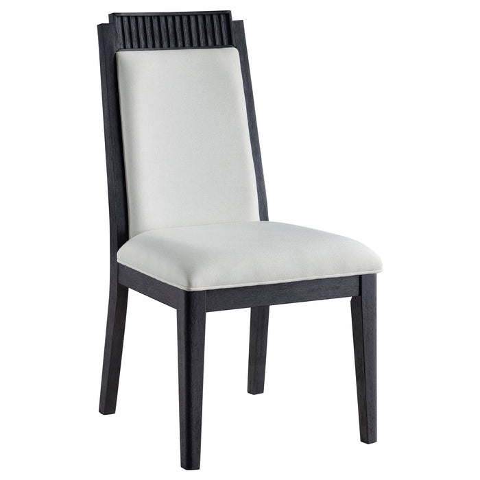 Brookmead  Extension Leaf Dining Table Set Black