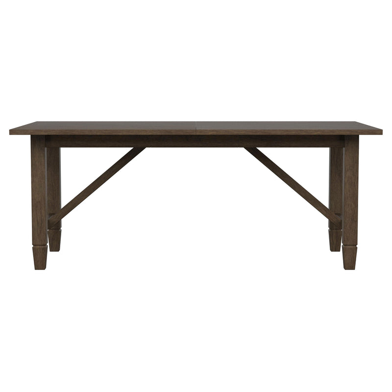 Mesa de comedor rectangular de madera Matisse de 94 pulgadas, marrón claro