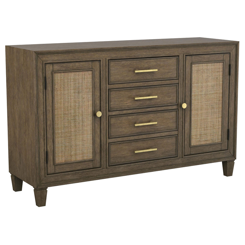 Aparador buffet Matisse de 4 cajones marrón claro