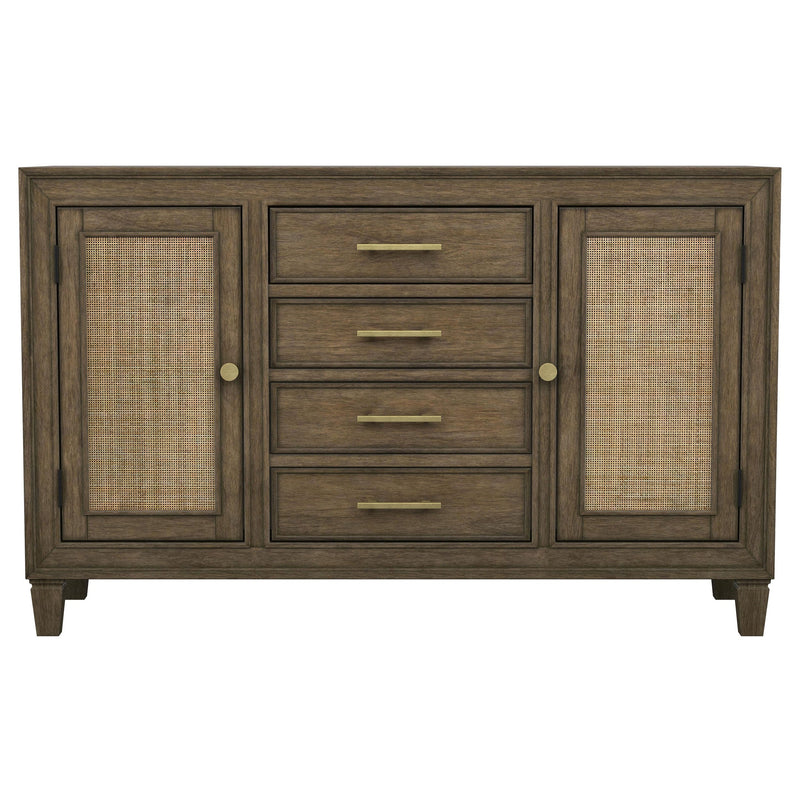 Aparador buffet Matisse de 4 cajones marrón claro
