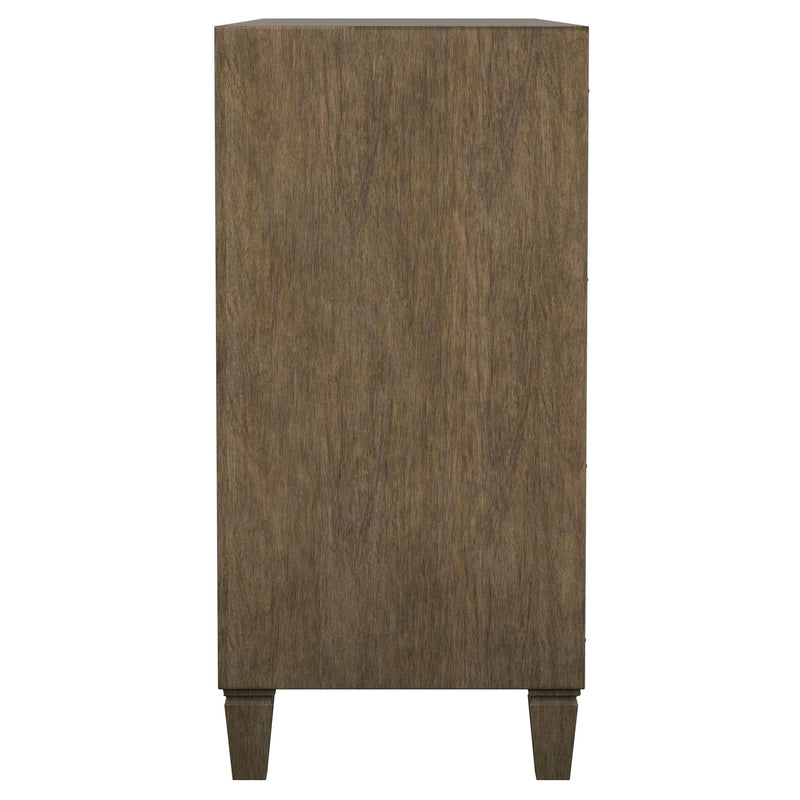 Aparador buffet Matisse de 4 cajones marrón claro