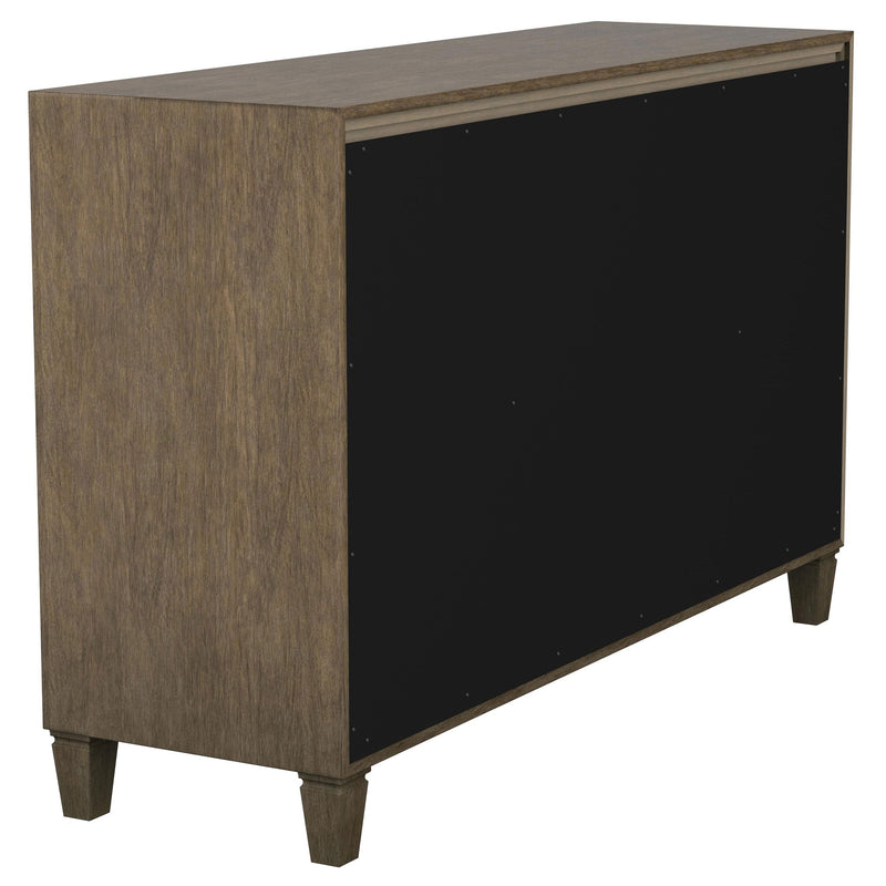 Aparador buffet Matisse de 4 cajones marrón claro