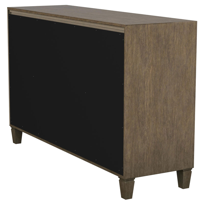 Aparador buffet Matisse de 4 cajones marrón claro