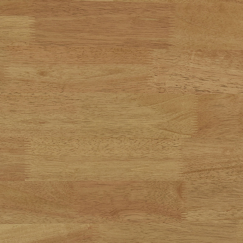 Juego de comedor redondo de madera maciza de 5 piezas Elowen, nogal claro