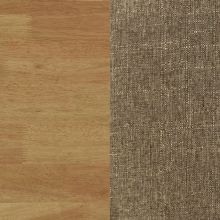 Elowen 5-piece Round Solid Wood Dining Set Light Walnut