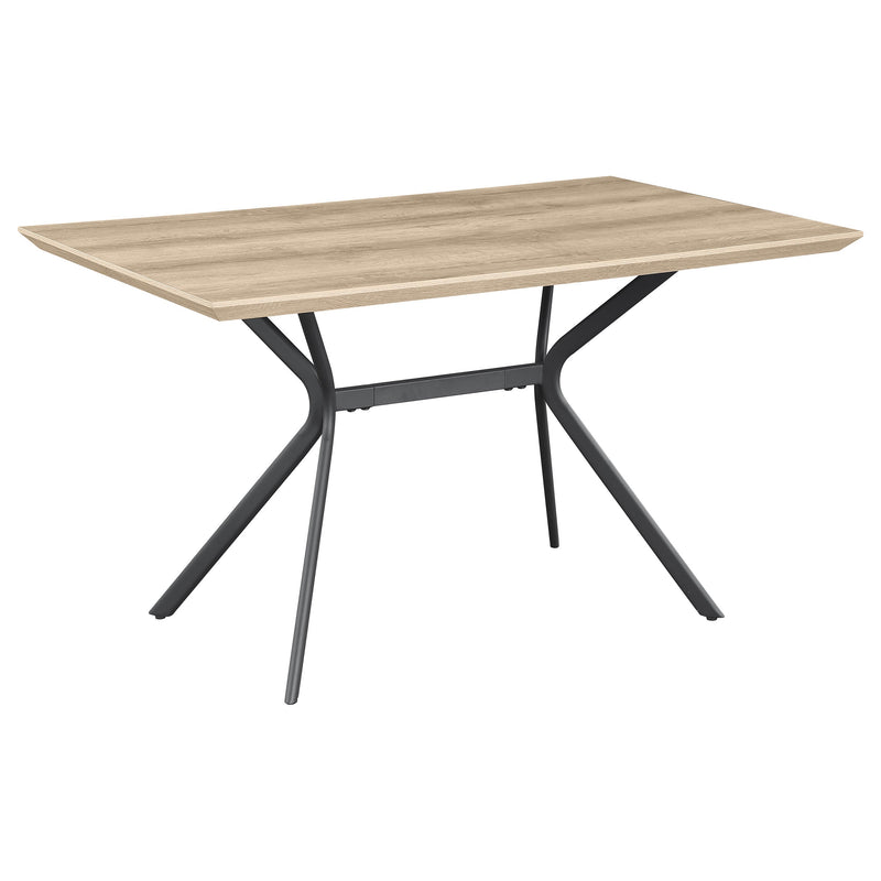 Mesa de comedor de madera compuesta Edgecreek de 53 pulgadas, color marrón claro