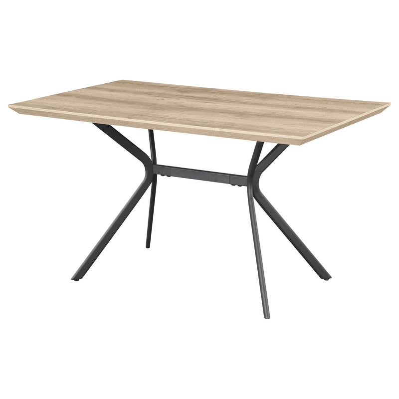 Mesa de comedor de madera compuesta Edgecreek de 53 pulgadas, color marrón claro