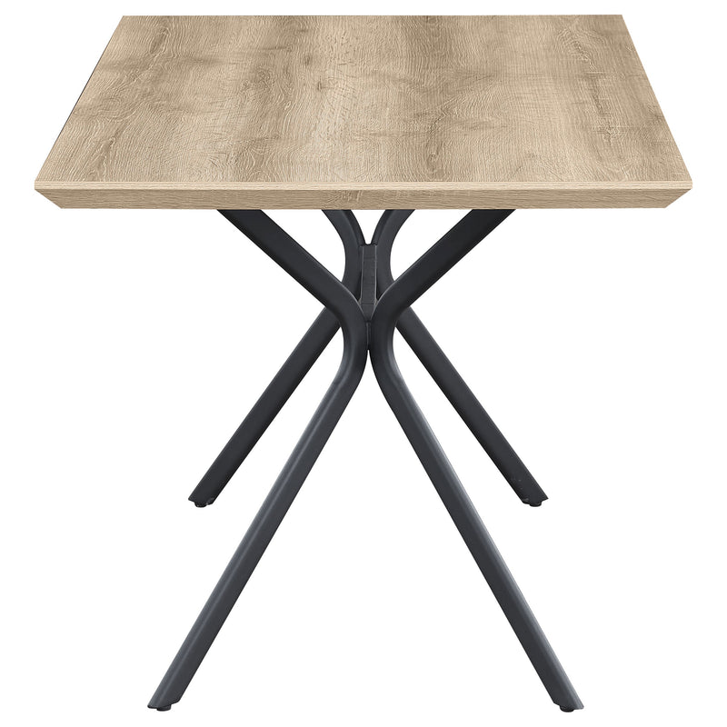 Mesa de comedor de madera compuesta Edgecreek de 53 pulgadas, color marrón claro