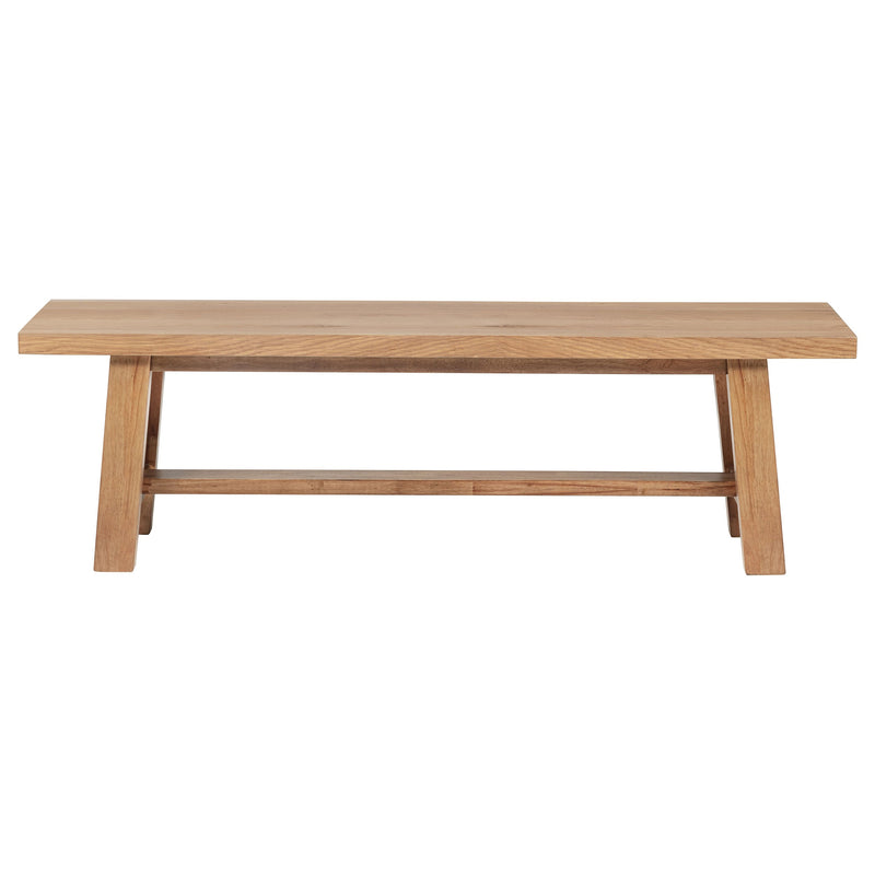 Juego de comedor Middleton con hoja extensible, marrón natural