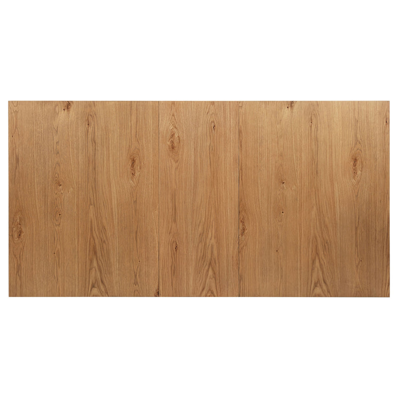 Juego de comedor Middleton con hoja extensible, marrón natural