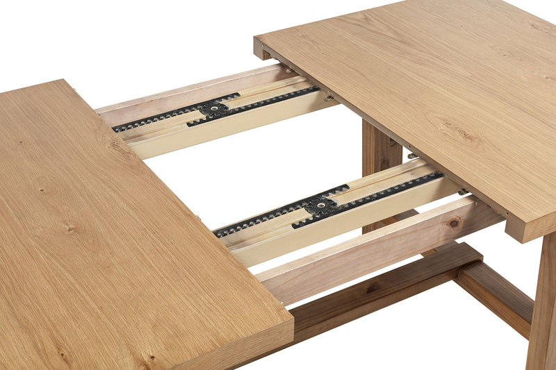 Juego de Comedor con Hoja Extensible Middleton Marrón y Beige