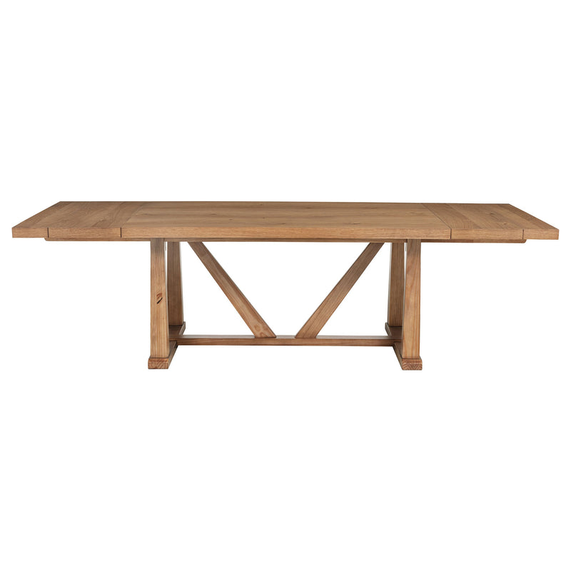 Juego de comedor Middleton extensible con hojas de color marrón
