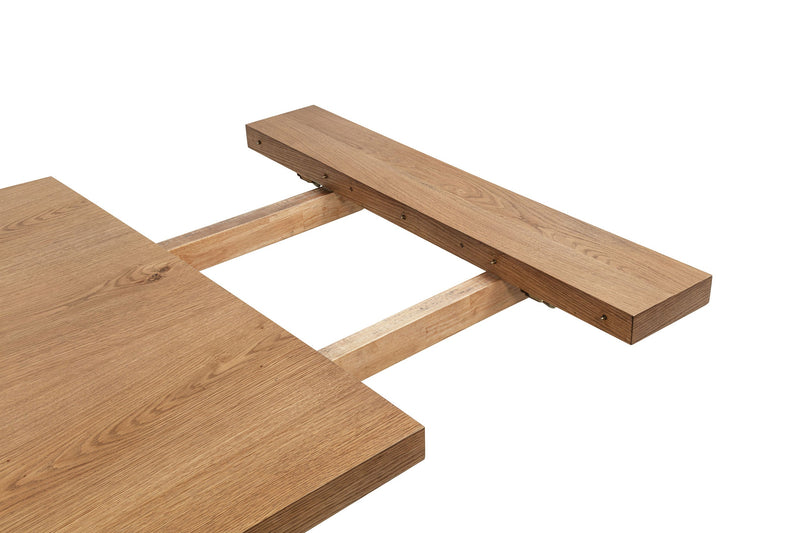Juego de comedor Middleton extensible con hojas de color marrón