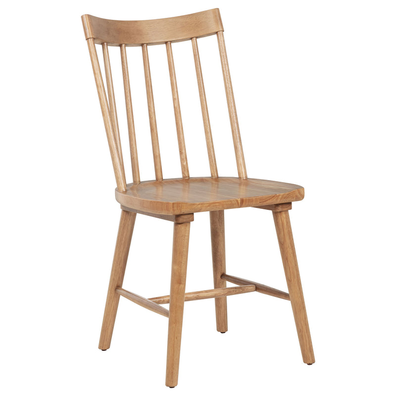 Juego de comedor Middleton con hoja extensible, marrón natural