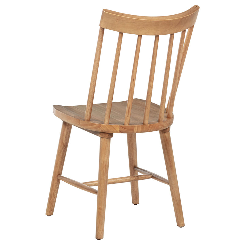 Juego de comedor Middleton con hoja extensible, marrón natural