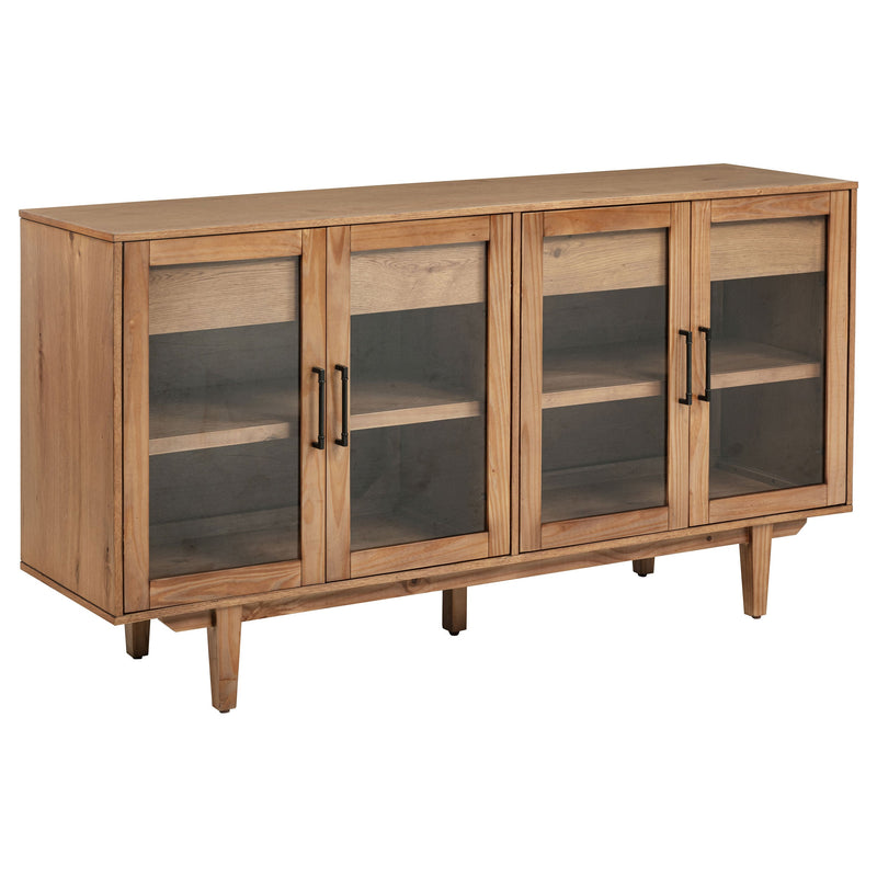 Aparador Middleton de 4 puertas con doble cajón