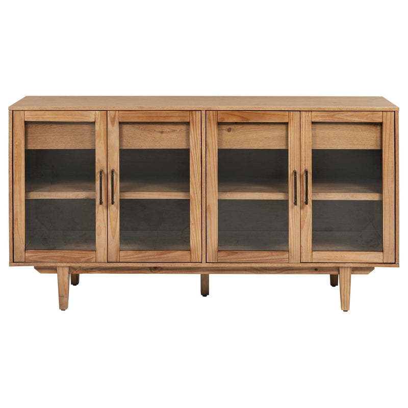 Aparador Middleton de 4 puertas con doble cajón