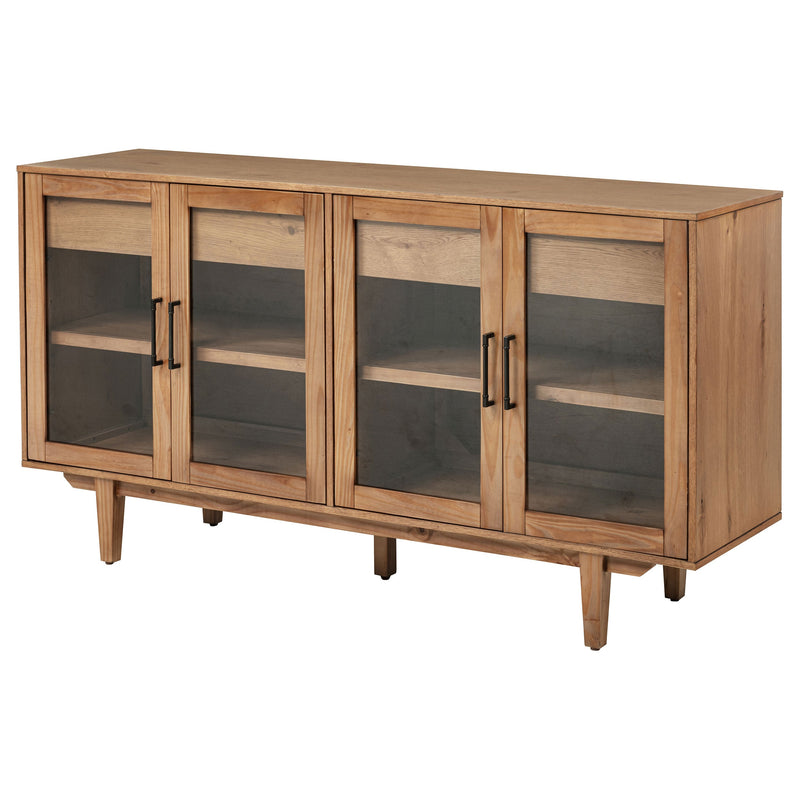 Aparador Middleton de 4 puertas con doble cajón