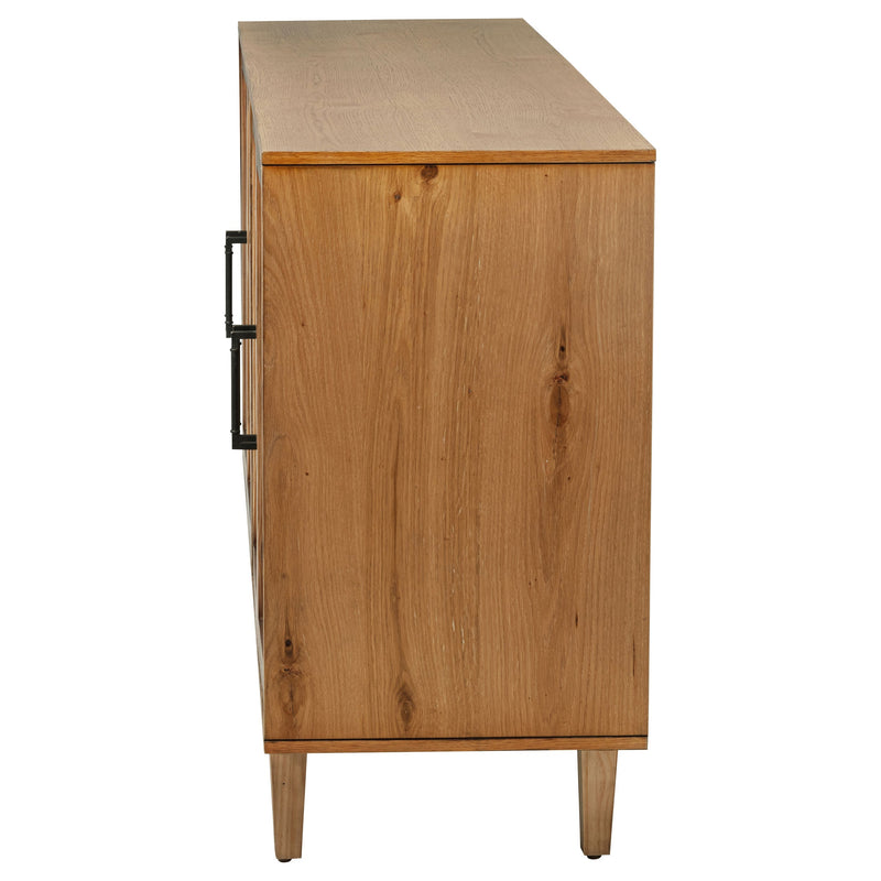 Aparador Middleton de 4 puertas con doble cajón