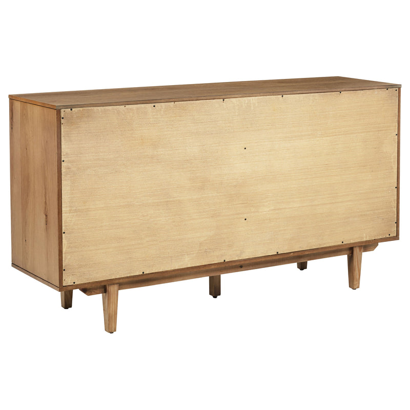 Aparador Middleton de 4 puertas con doble cajón
