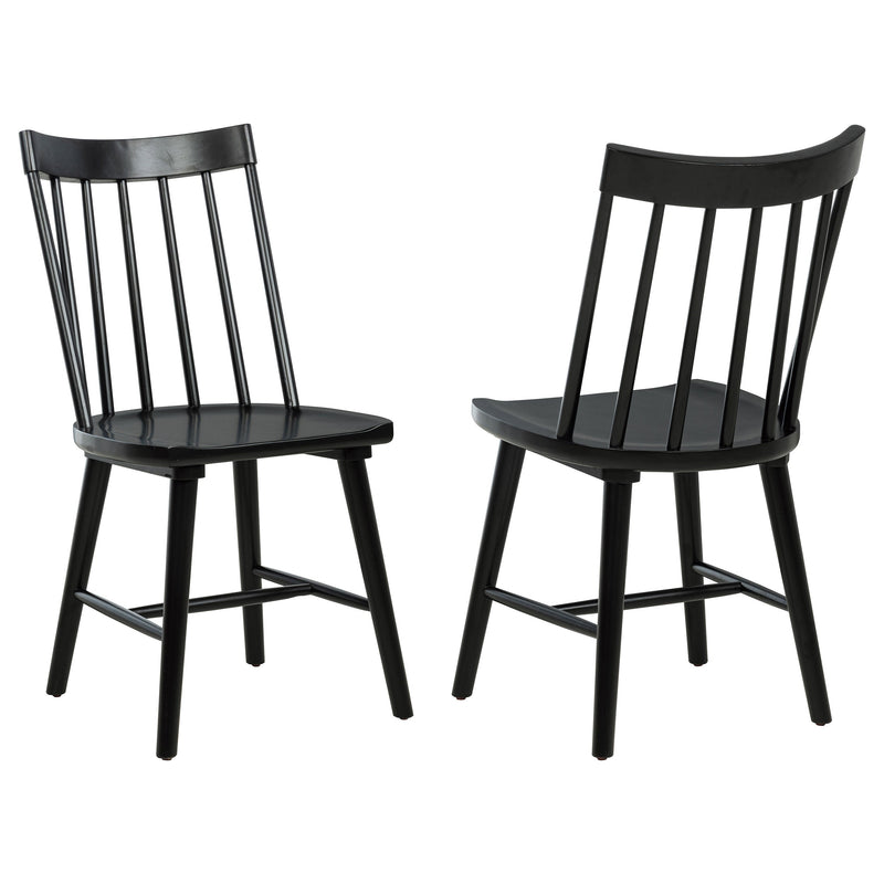 Silla de comedor lateral de madera maciza Middleton (juego de 2)