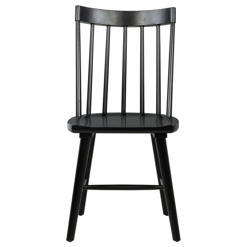 Silla de comedor lateral de madera maciza Middleton (juego de 2)
