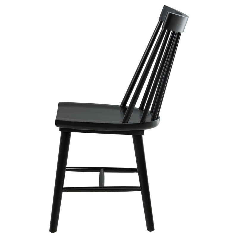 Silla de comedor lateral de madera maciza Middleton (juego de 2)