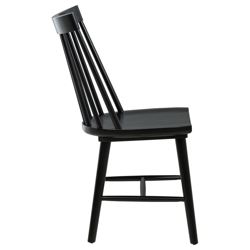 Silla de comedor lateral de madera maciza Middleton (juego de 2)