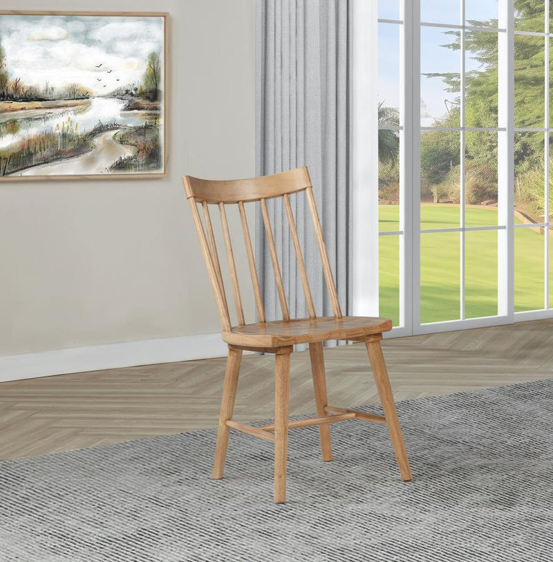 Silla de comedor lateral de madera maciza Middleton (juego de 2)