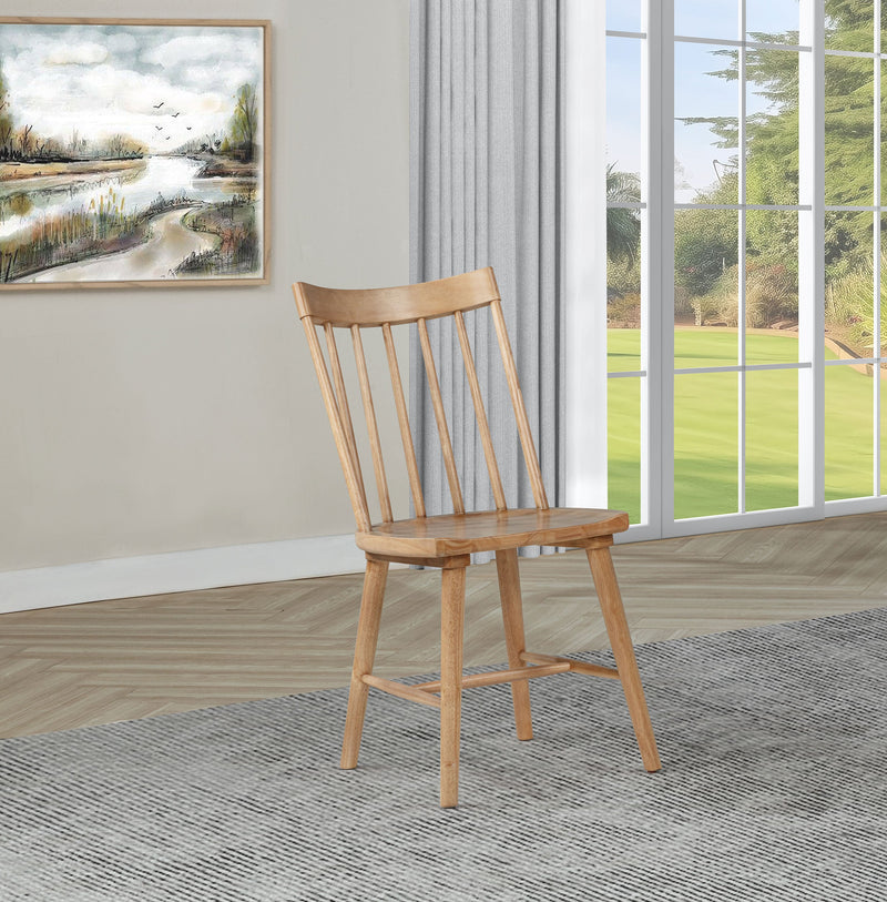 Silla de comedor lateral de madera maciza Middleton (juego de 2)