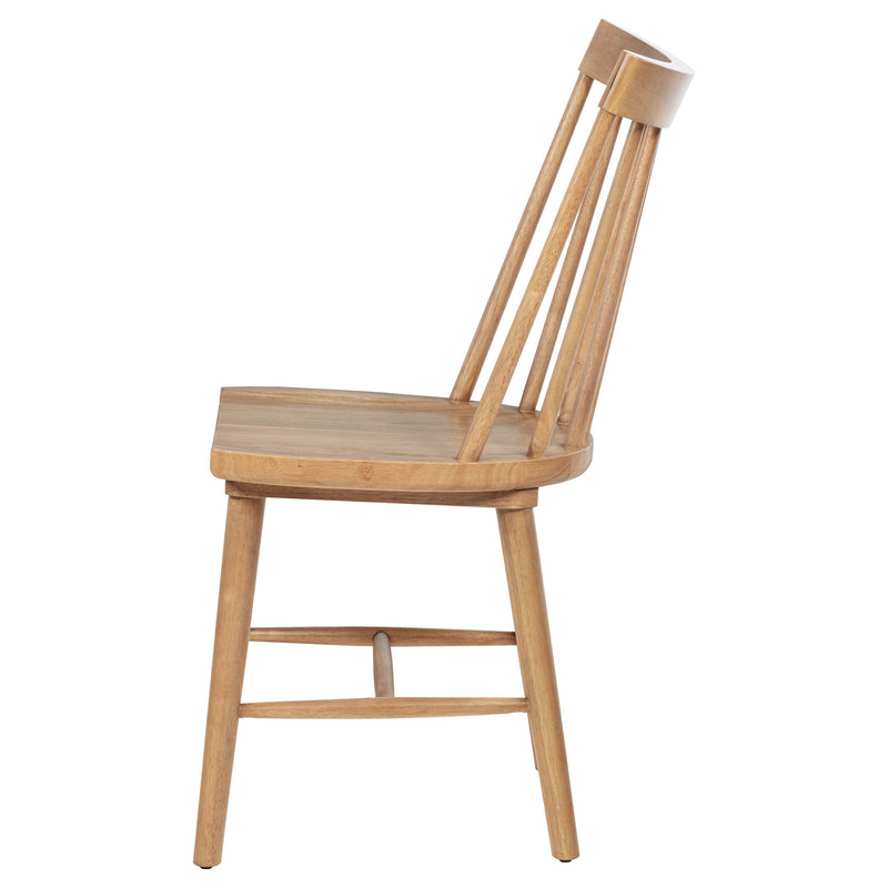 Silla de comedor lateral de madera maciza Middleton (juego de 2)
