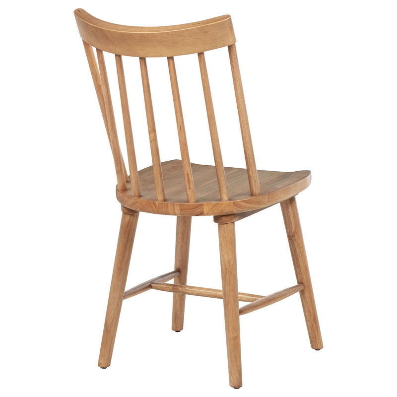 Silla de comedor lateral de madera maciza Middleton (juego de 2)