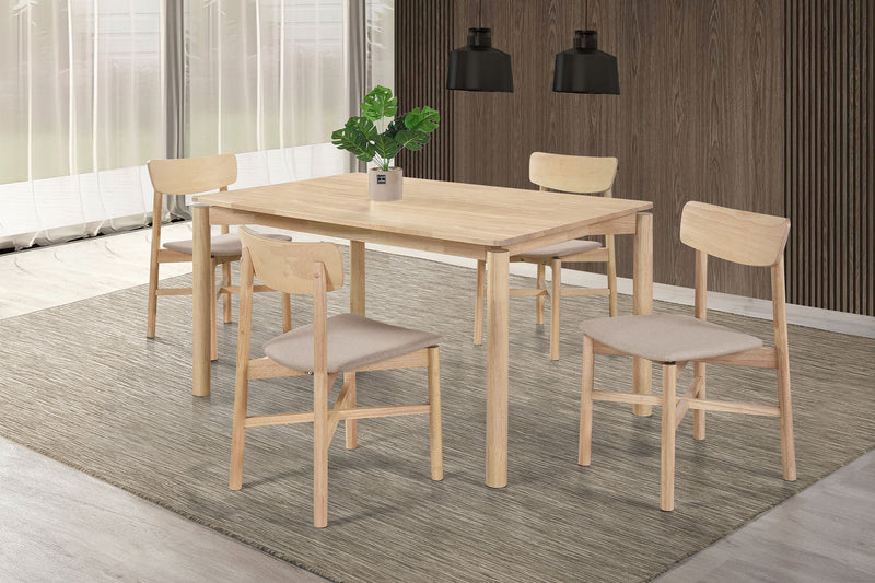Juego de comedor de madera Parkridge de 59 pulgadas
