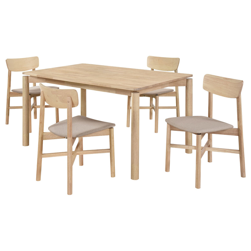 Juego de comedor de madera Parkridge de 59 pulgadas