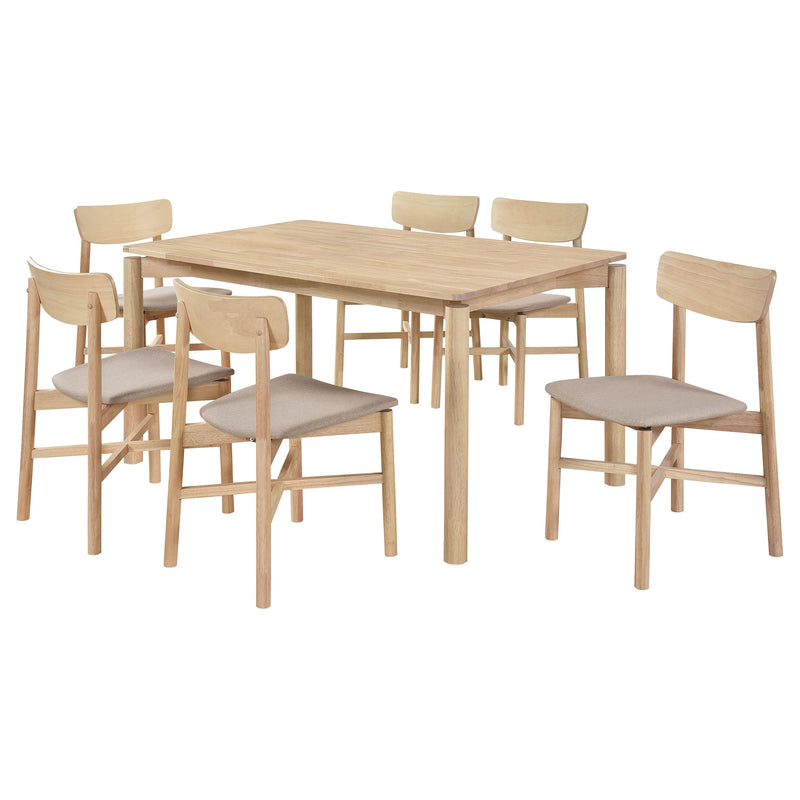 Juego de comedor de madera Parkridge de 59 pulgadas