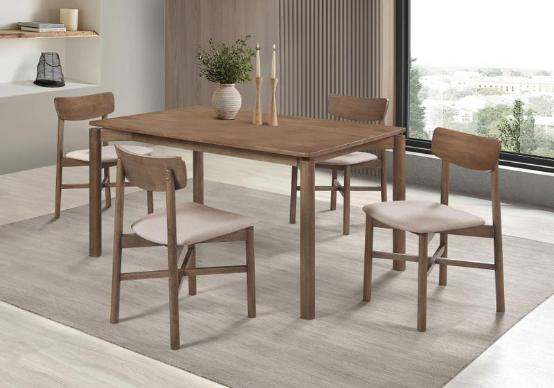 Juego de comedor de madera Parkridge de 59 pulgadas
