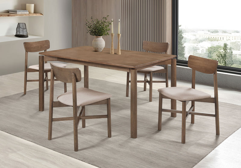 Juego de comedor de madera Parkridge de 59 pulgadas