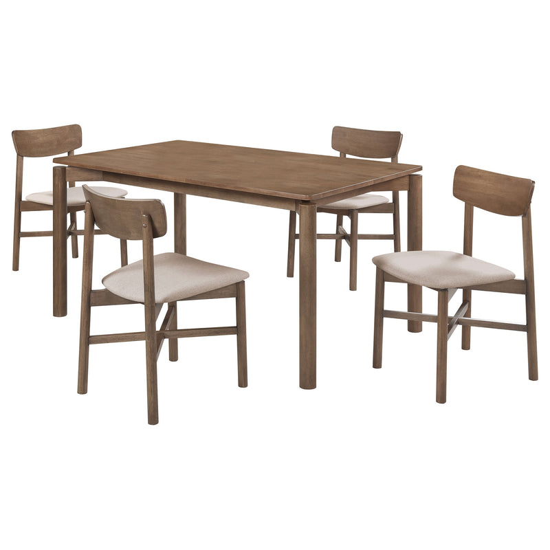 Juego de comedor de madera Parkridge de 59 pulgadas