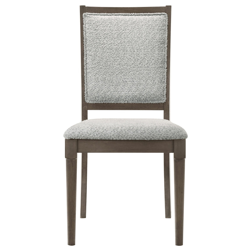 Juego de comedor rectangular Onslow de 5 piezas y 59 pulgadas, color marrón oscuro
