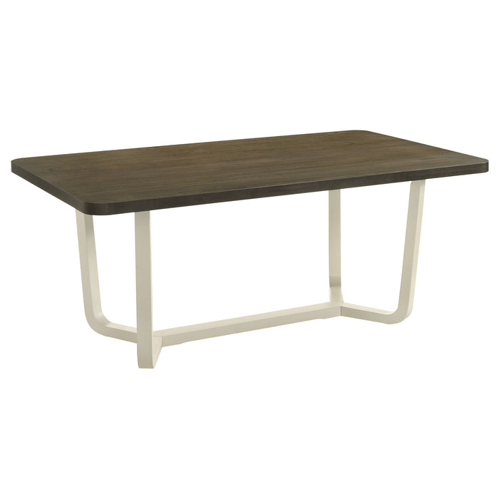 Biloxi  71-inch Rectangular Dining Set Greyish Brown
