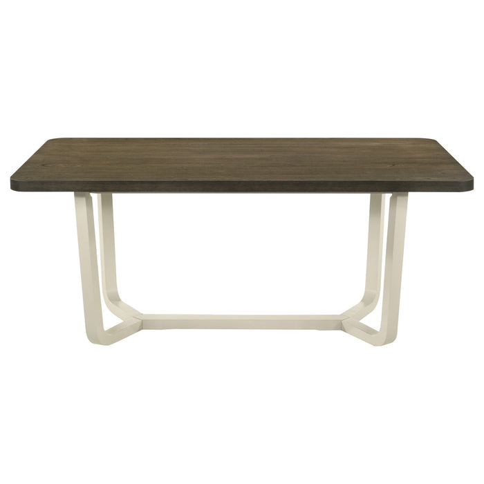 Biloxi  71-inch Rectangular Dining Set Greyish Brown