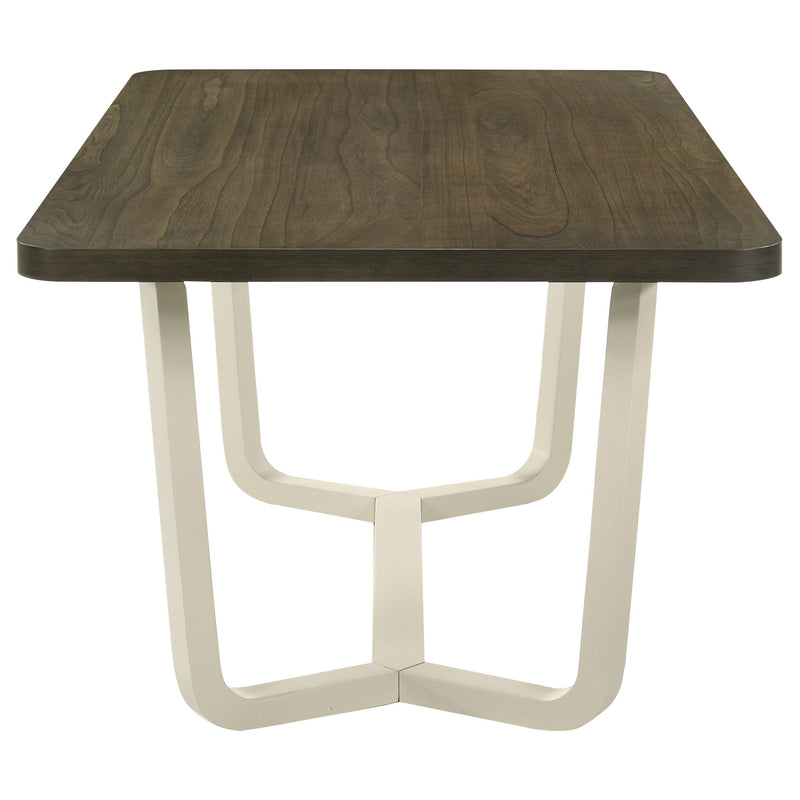 Biloxi 71-inch Rectangular Wood Dining Table Greyish Brown